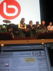 Bebo Open Media launch panel